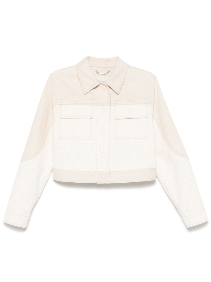 Fendi Coats White Cotton