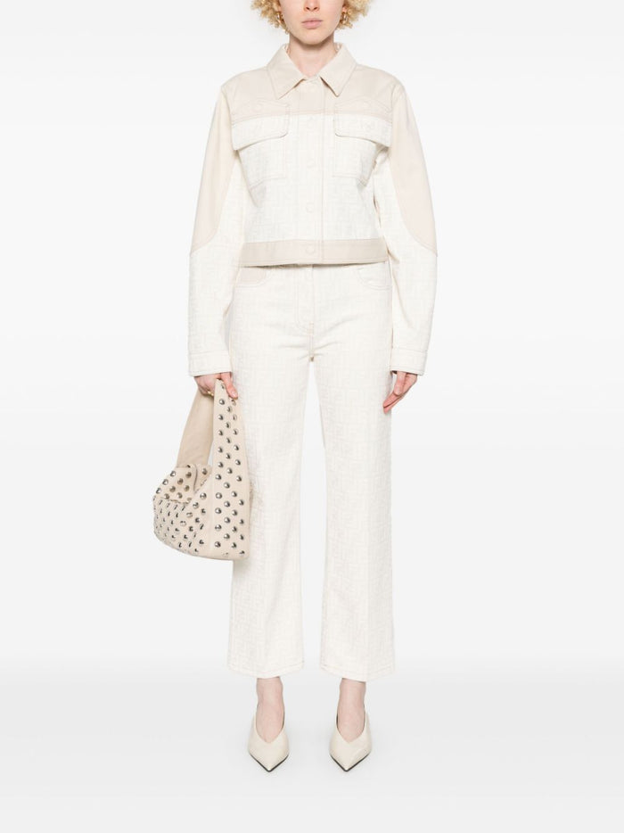 Fendi Coats White Cotton