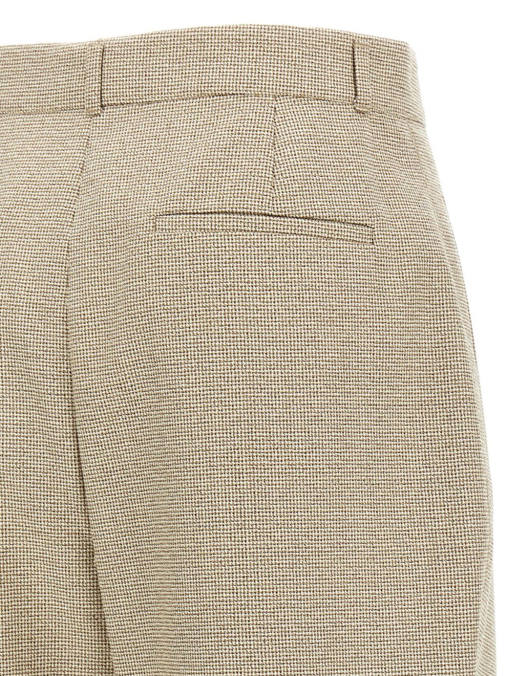 Fendi Trousers Grey Wool
