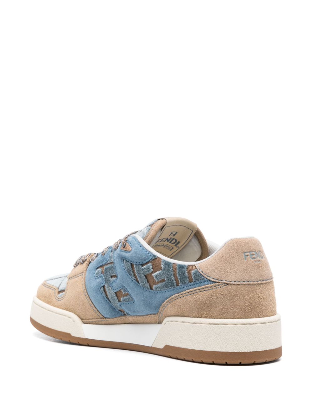 Fendi Sneakers Blue Suede