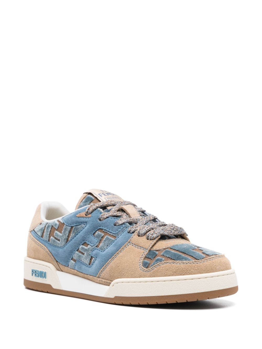 Fendi Sneakers Blue Suede