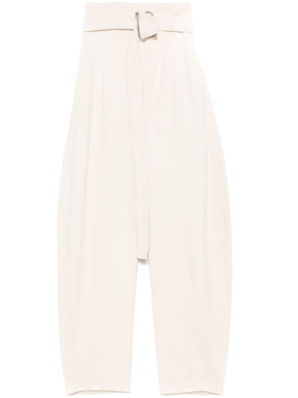 Sportmax Trousers Beige Cotton