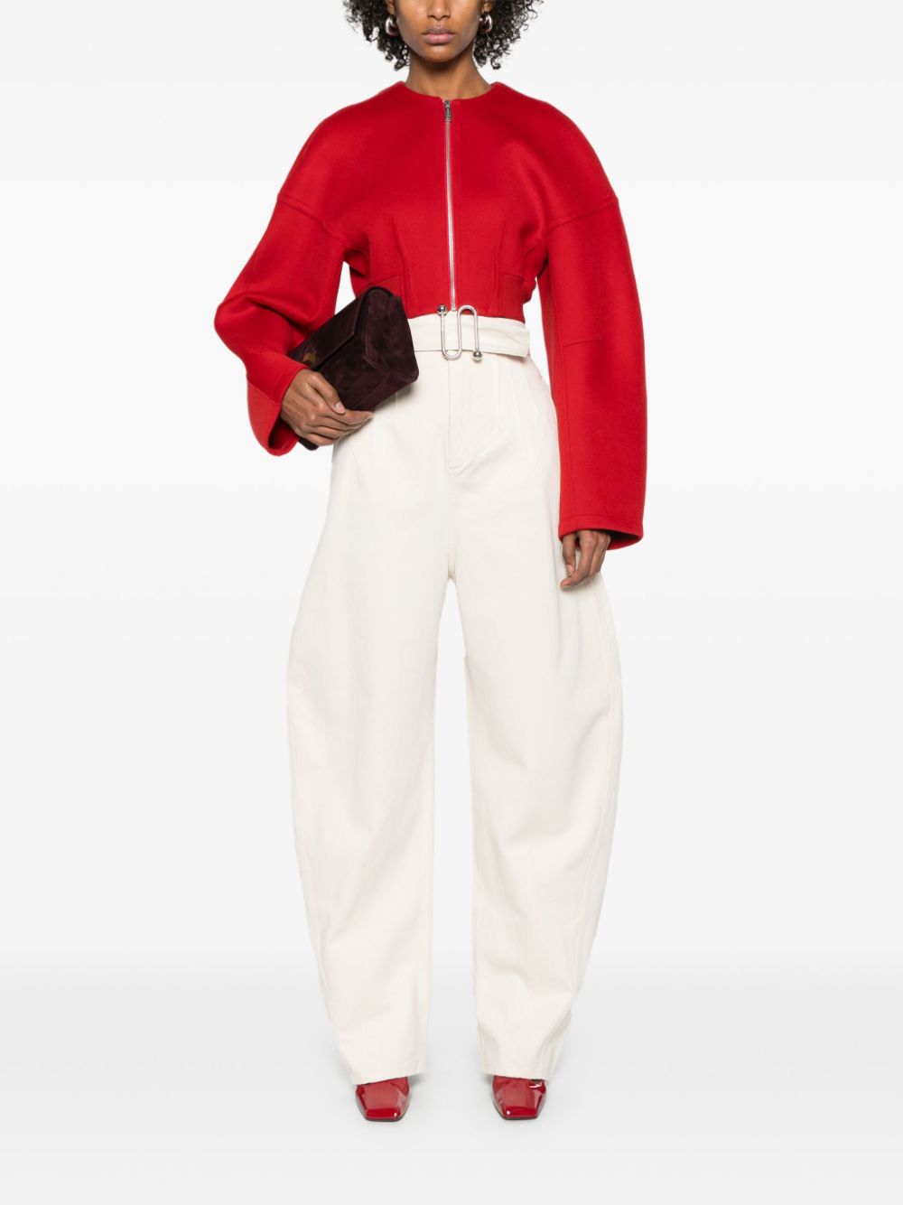 Sportmax Trousers Beige Cotton