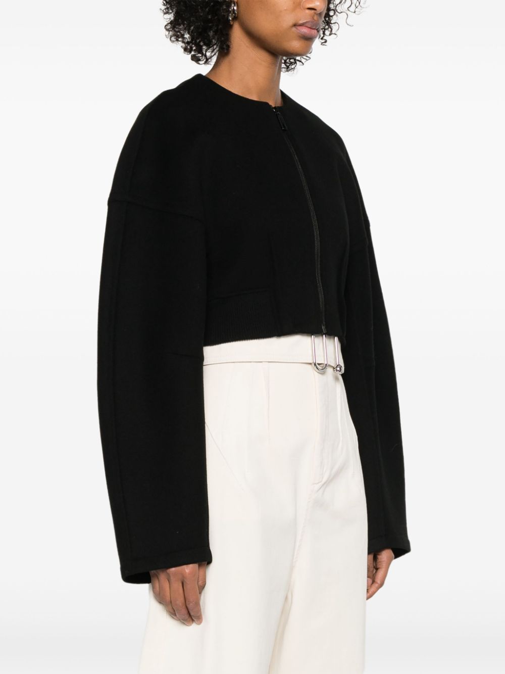 Sportmax Pre Jackets Black Virgin Wool