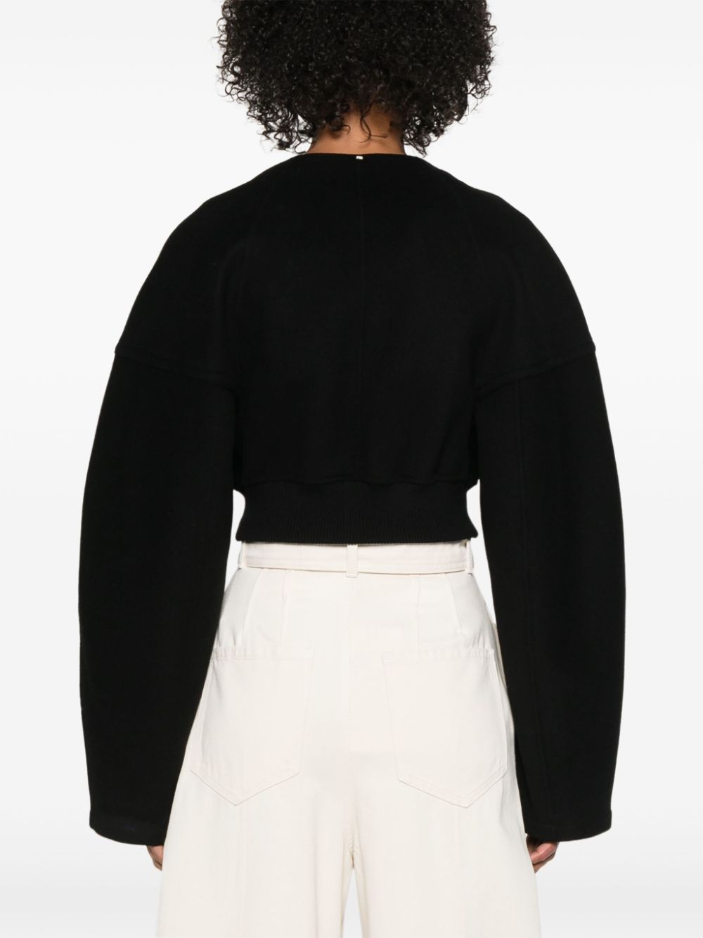 Sportmax Pre Jackets Black Virgin Wool