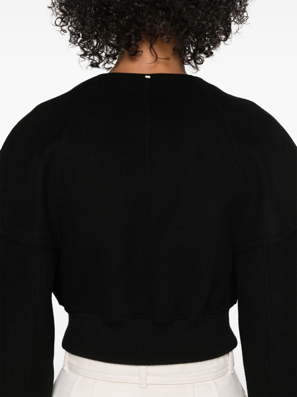Sportmax Pre Jackets Black Virgin Wool