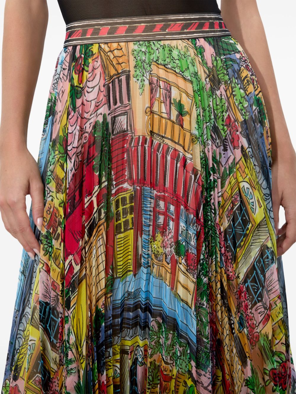 Alice + Olivia Skirts Multicolour Synthetic->polyester100.0 %