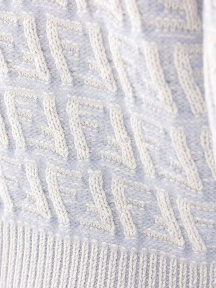 Fendi Sweaters Clear Blue Wool Cashmere