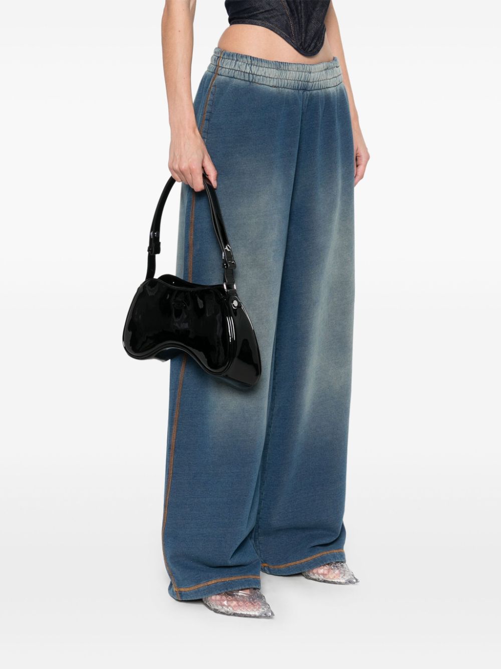 Diesel Bags Black Polyurethane