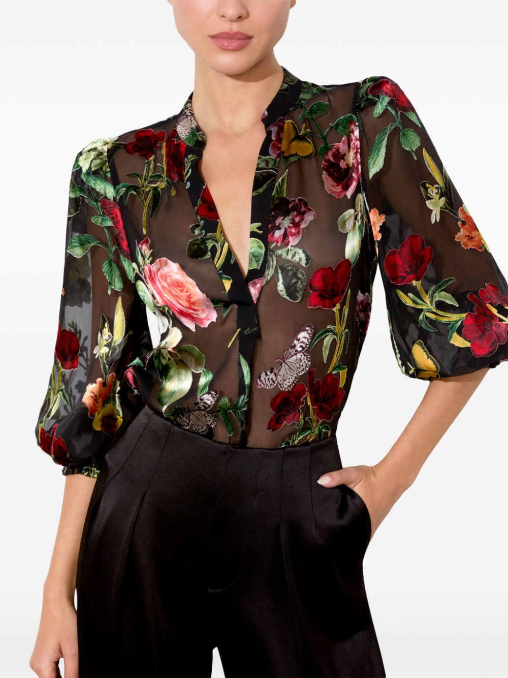 Alice + Olivia Shirts Multicolour Viscose Silk