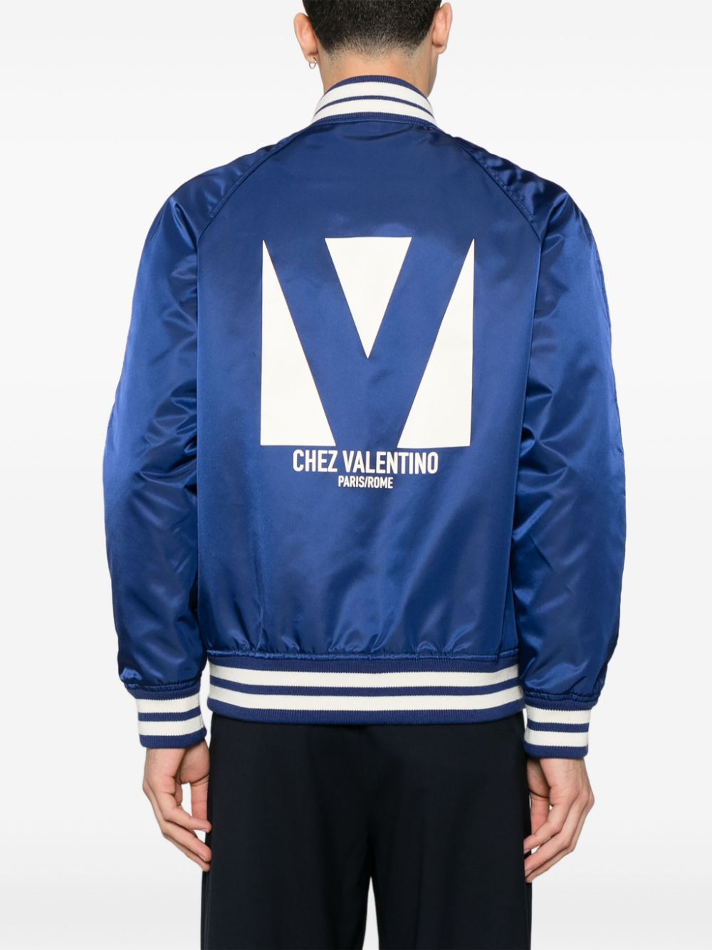 Valentino Coats Blue Polyamide