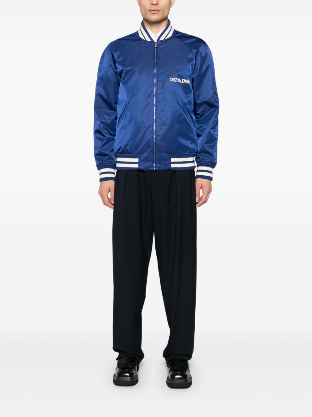 Valentino Coats Blue Polyamide