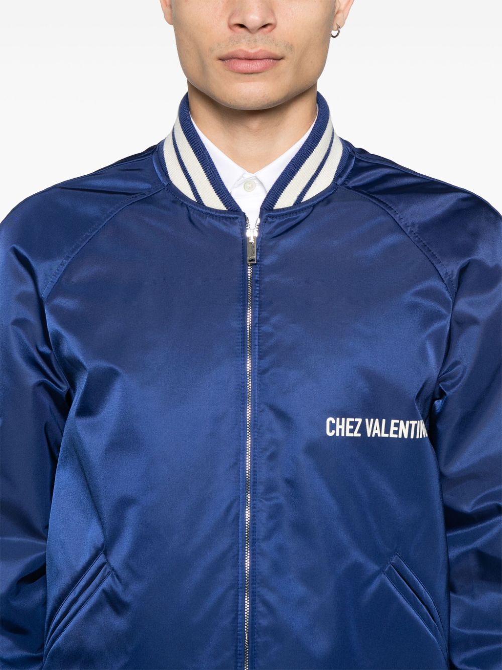 Valentino Coats Blue Polyamide