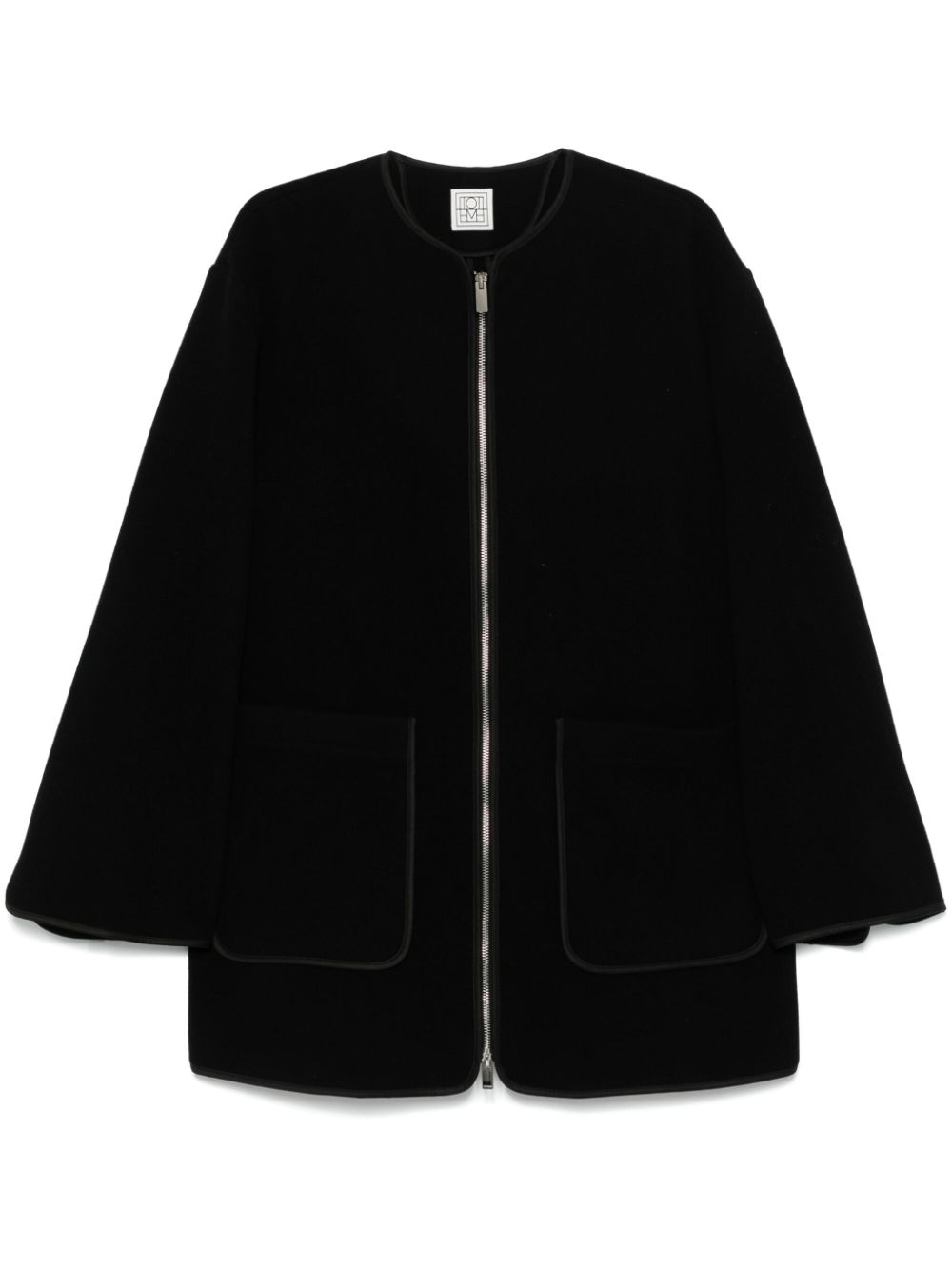 Toteme Pre Jackets Black Wool Polyamide