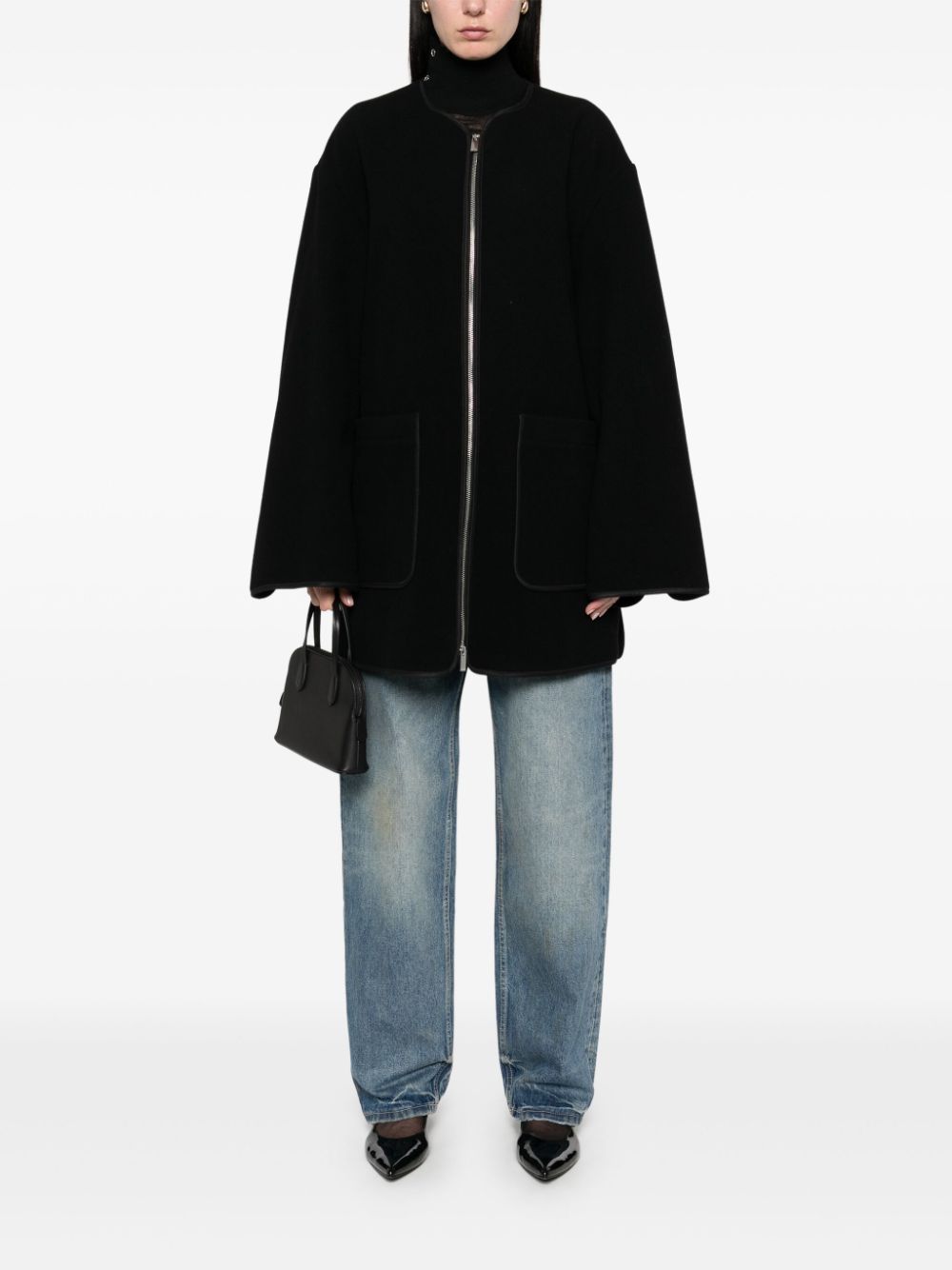 Toteme Pre Jackets Black Wool Polyamide