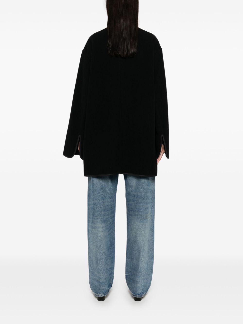 Toteme Pre Jackets Black Wool Polyamide