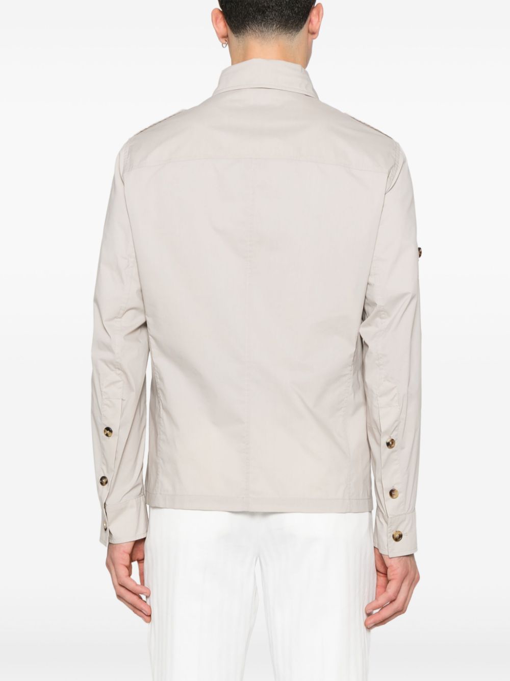 Brunello Cucinelli Jackets Beige Cotton Polyamide