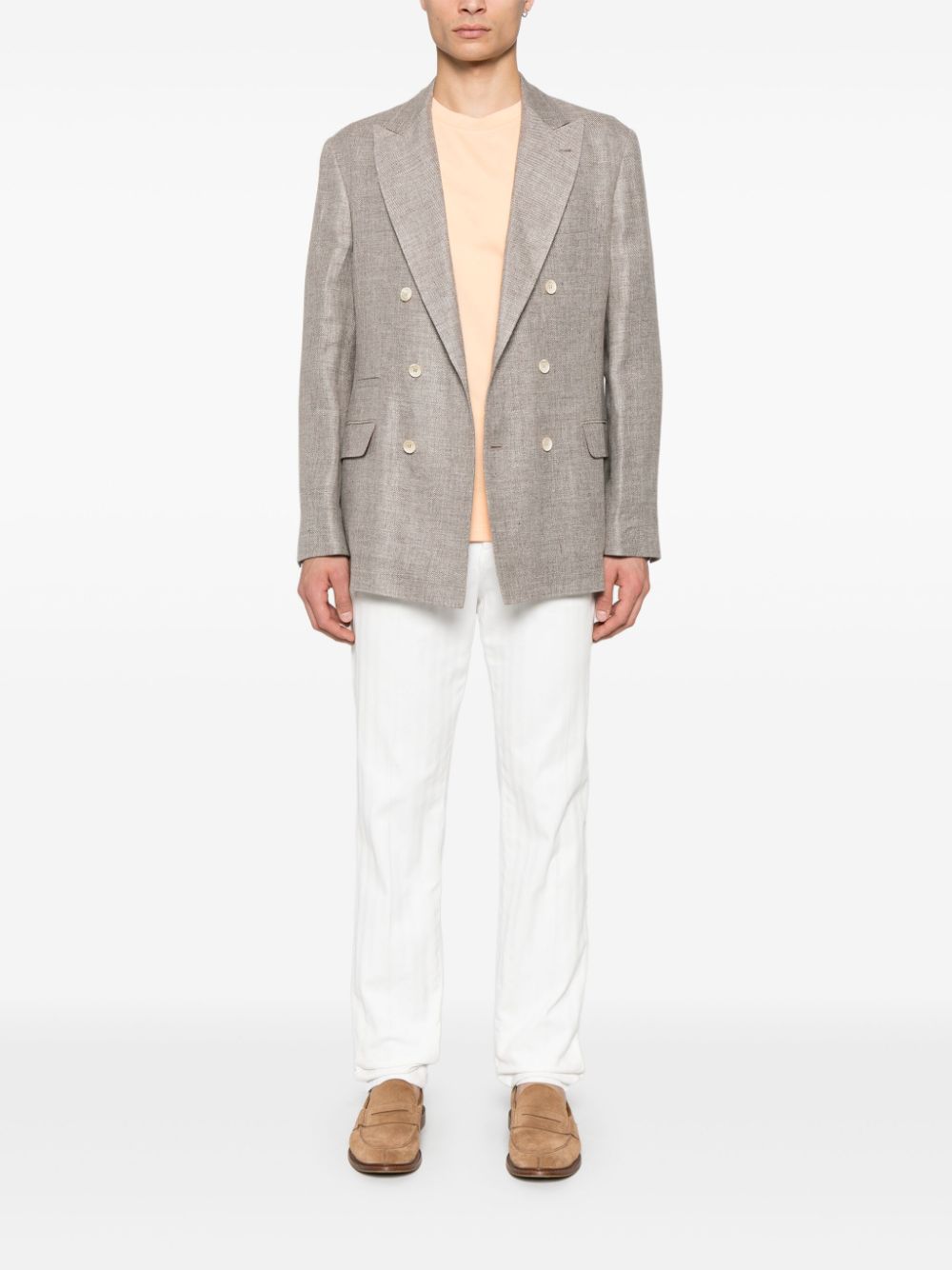Brunello Cucinelli T-Shirts And Polos Arancio Cotton