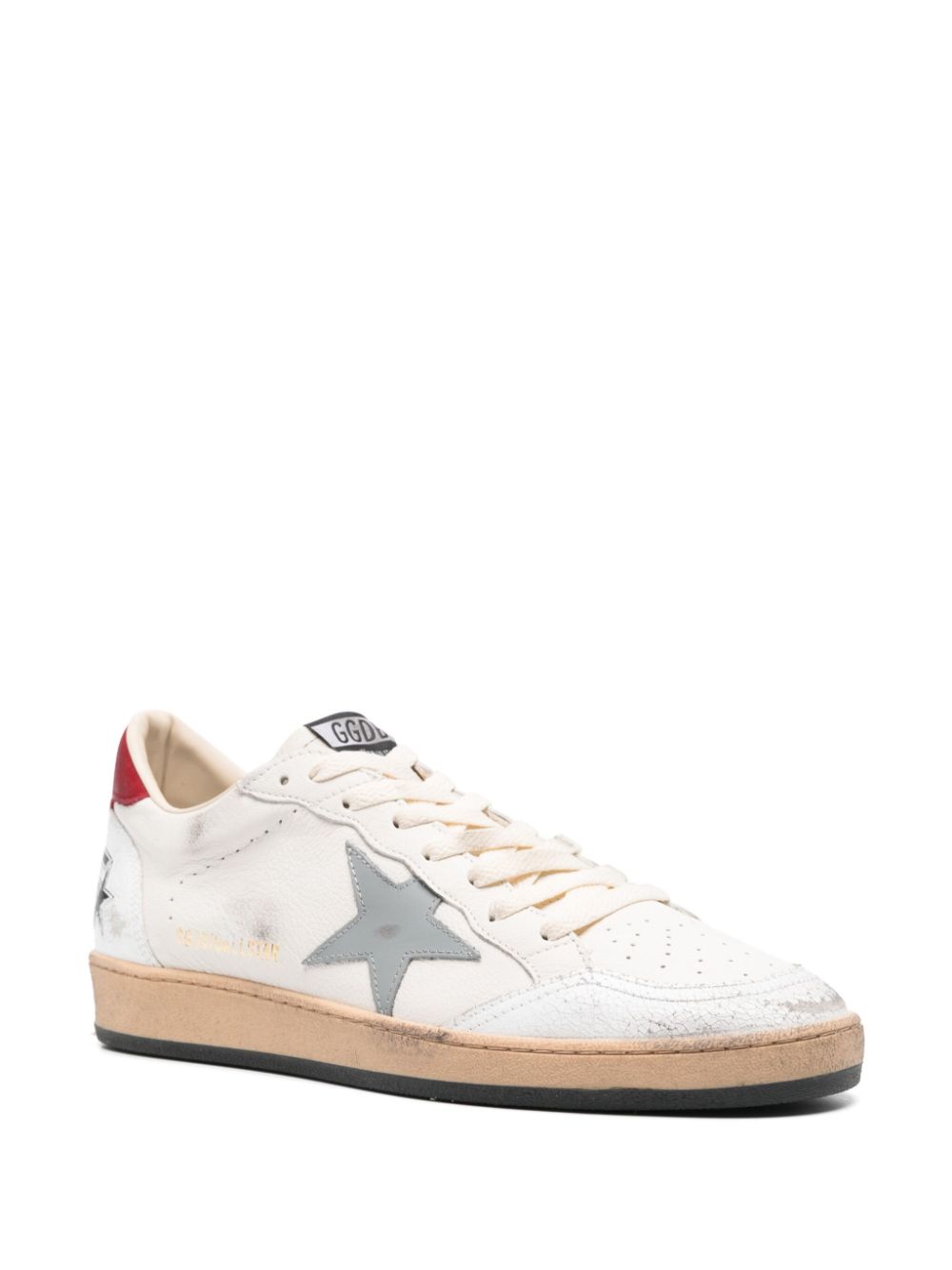 Golden Goose Sneakers Red Calf Leather