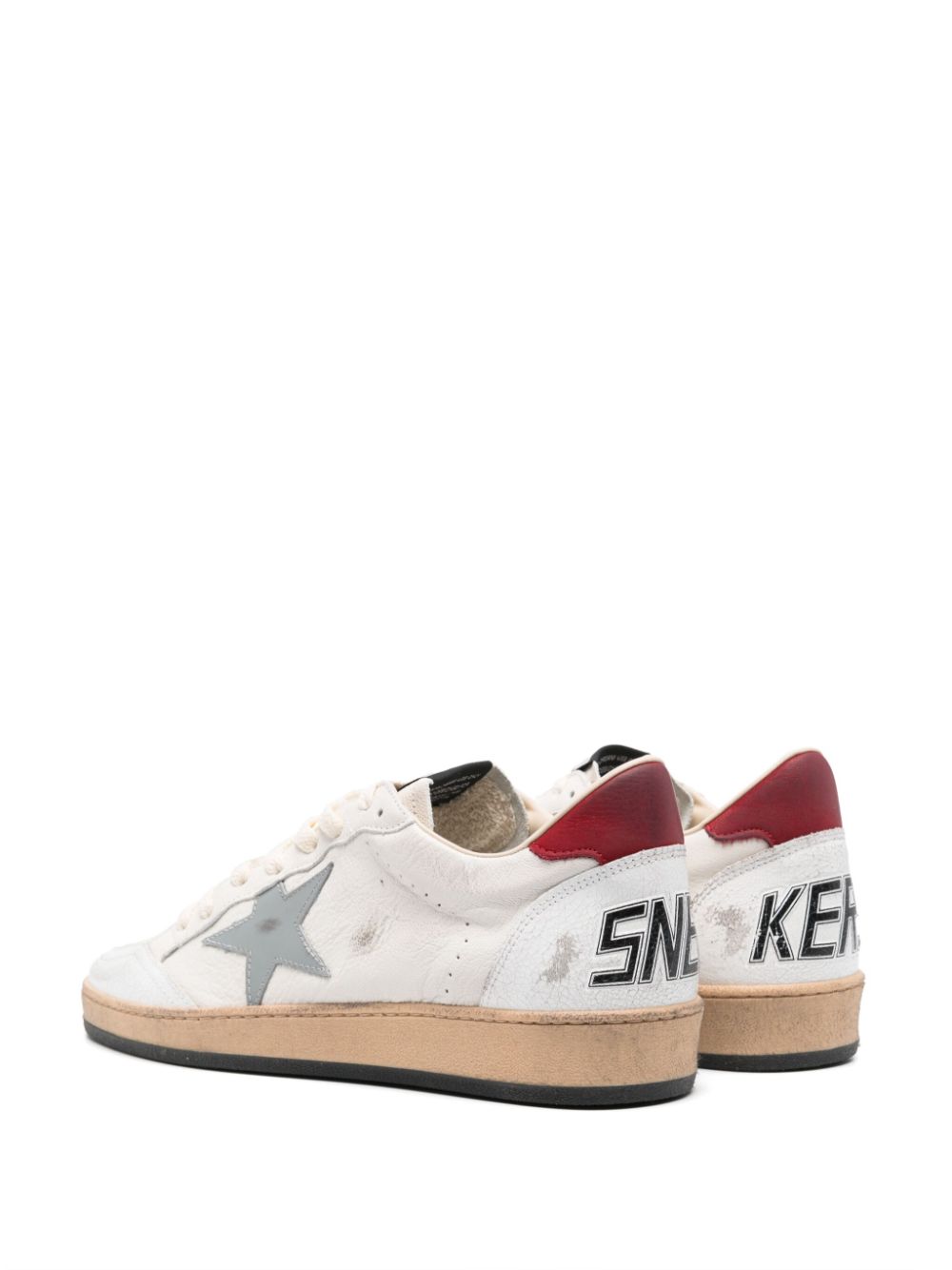 Golden Goose Sneakers Red Calf Leather