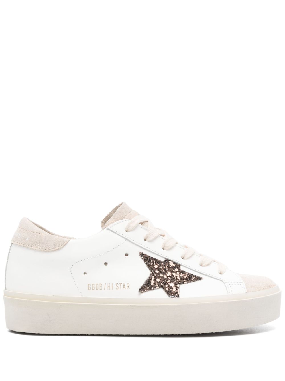 Golden Goose Sneakers Beige Calf Leather