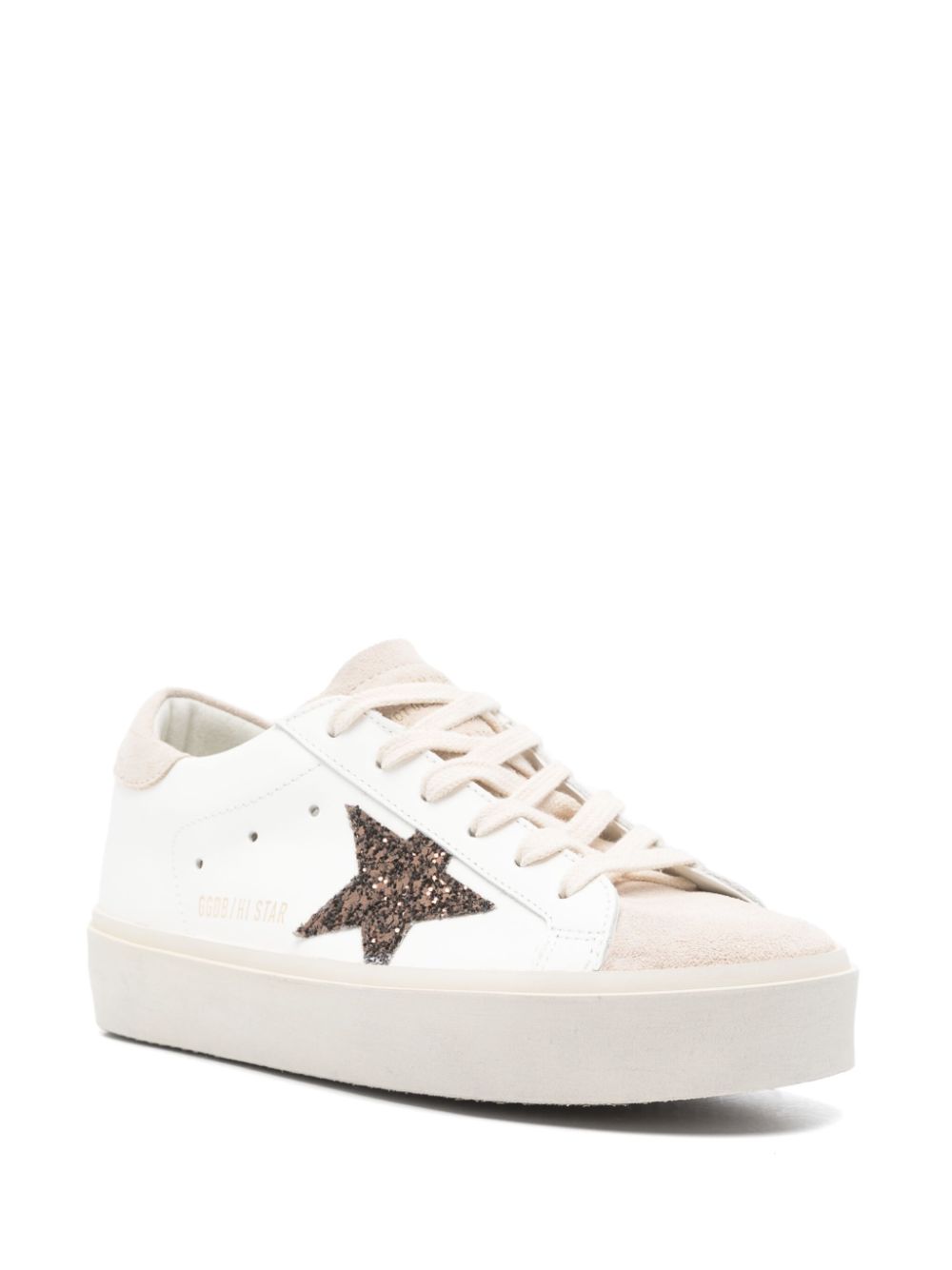 Golden Goose Sneakers Beige Calf Leather