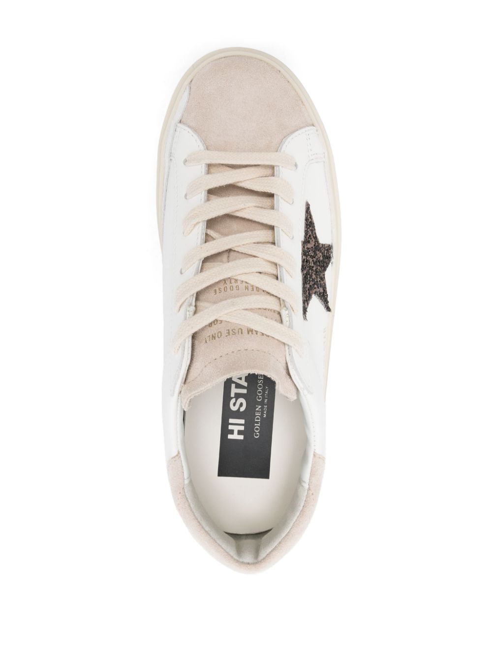 Golden Goose Sneakers Beige Calf Leather