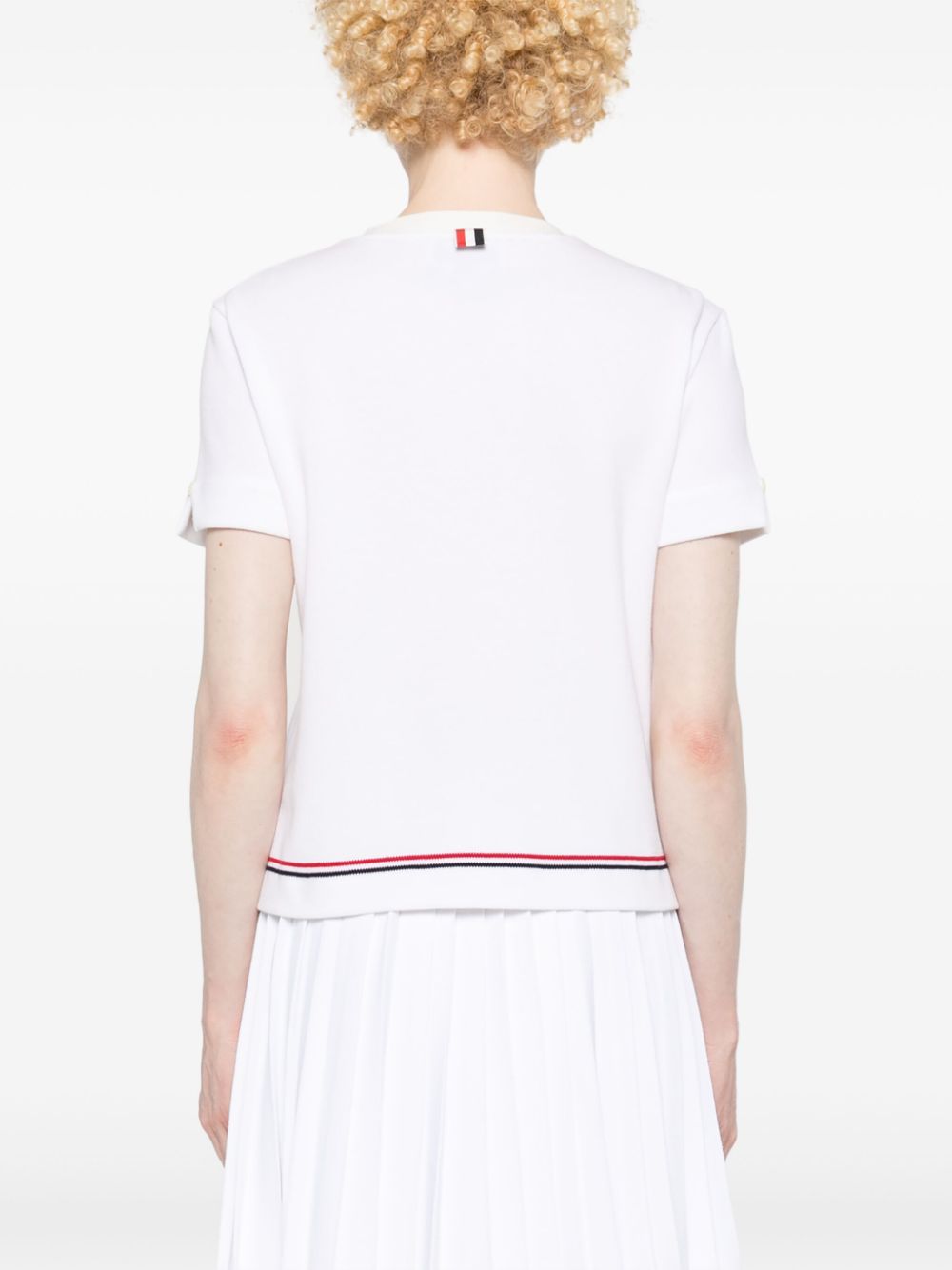 Thom Browne T-Shirts And Polos White Cotton