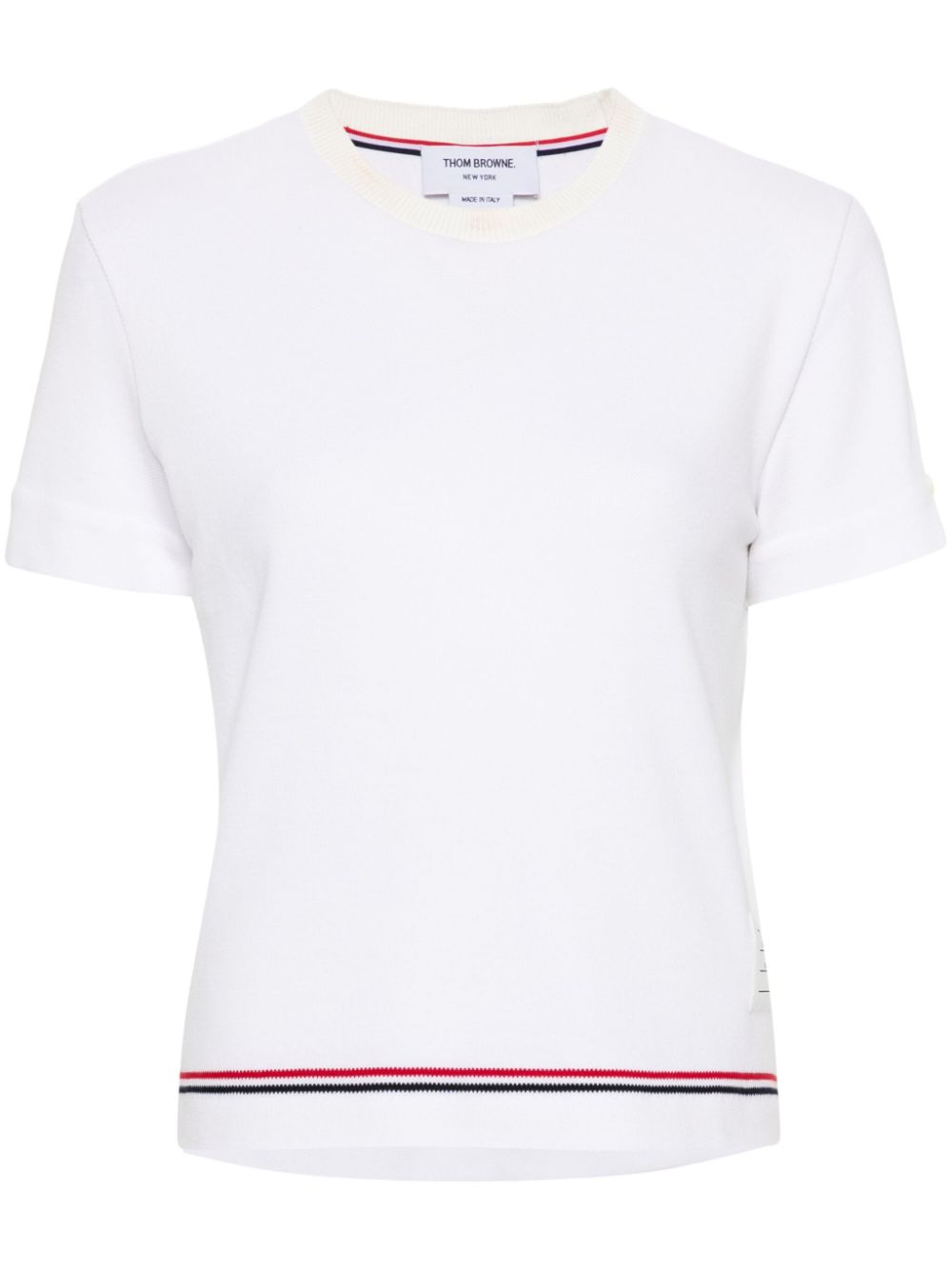 Thom Browne T-Shirts And Polos White Cotton