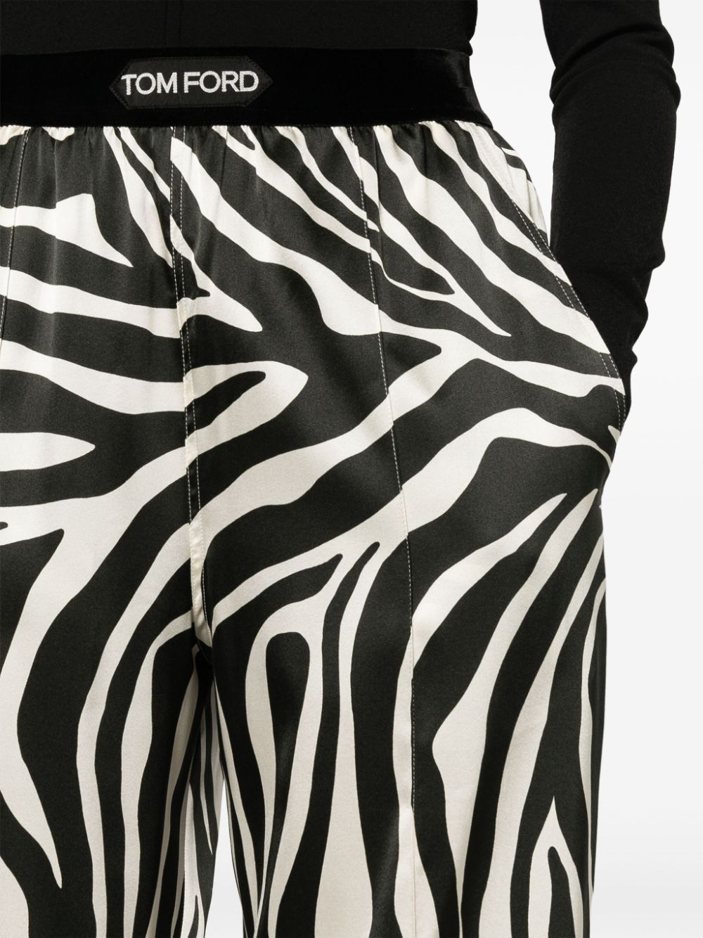 Tom Ford Trousers Zebrato Silk