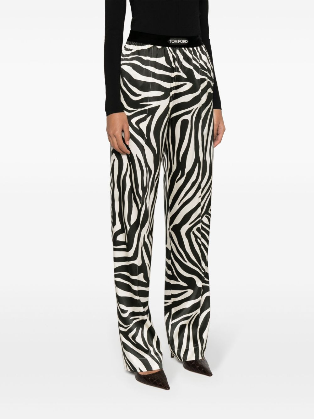 Tom Ford Trousers Zebrato Silk