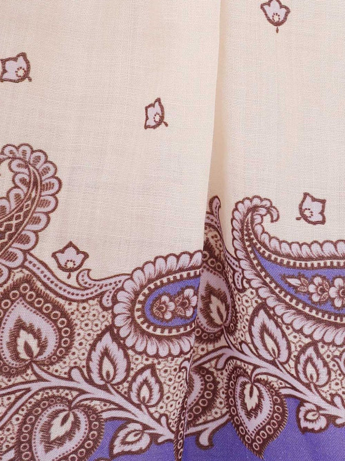 Zimmermann Trousers Purple Outer: Ramie Lining: Cotton