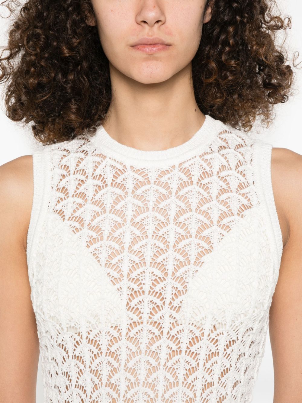 Zimmermann Top White Cotton