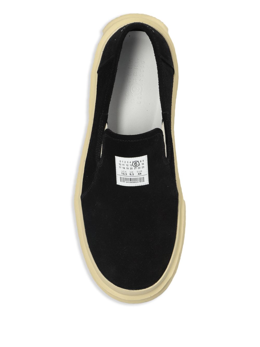 Mm6 Maison Margiela Sneakers Black Calf Leather