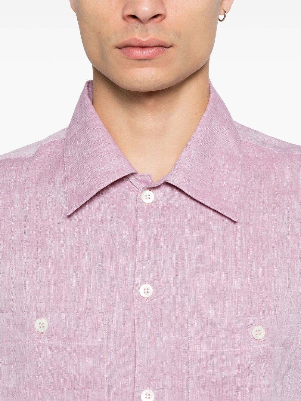 Brunello Cucinelli Shirts Rosa Cotton