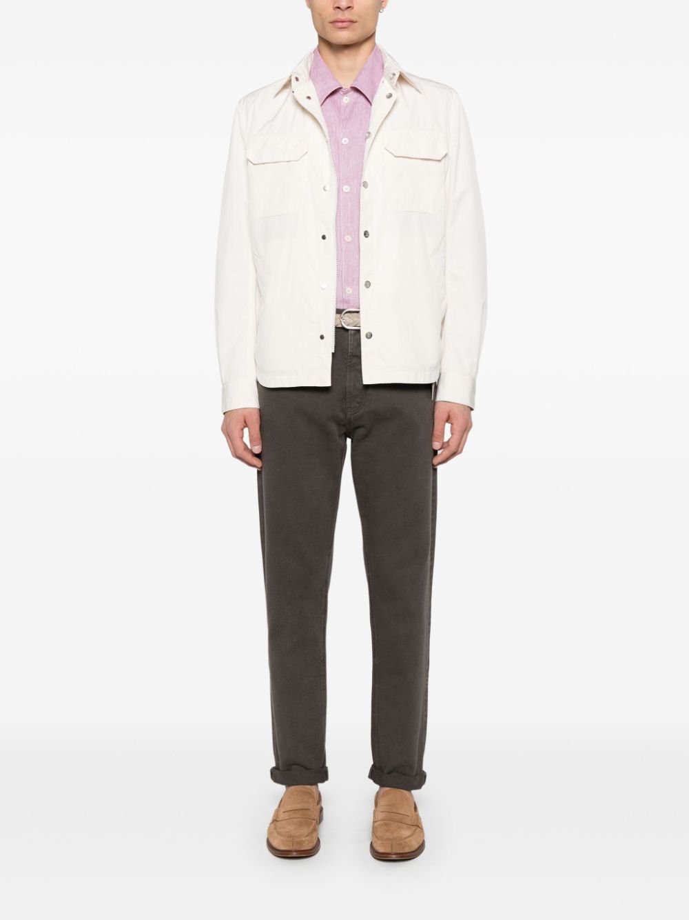 Brunello Cucinelli Shirts Rosa Cotton