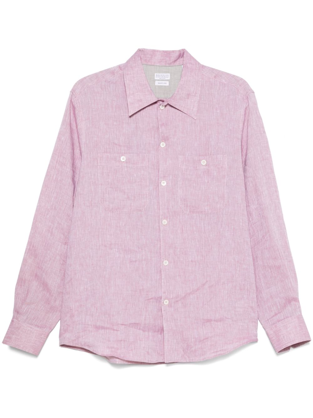 Brunello Cucinelli Shirts Rosa Cotton