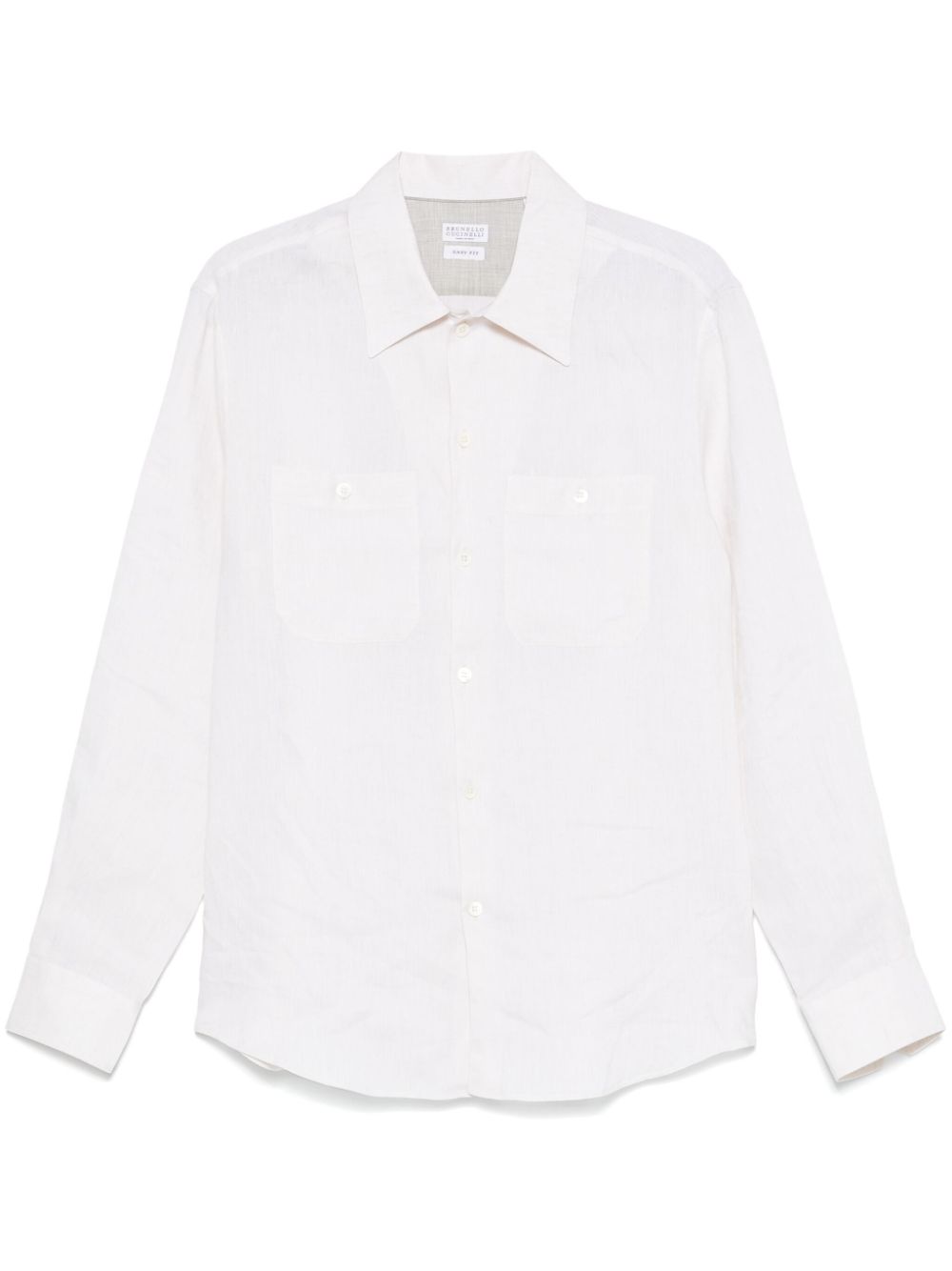 Brunello Cucinelli Shirts Crema Cotton