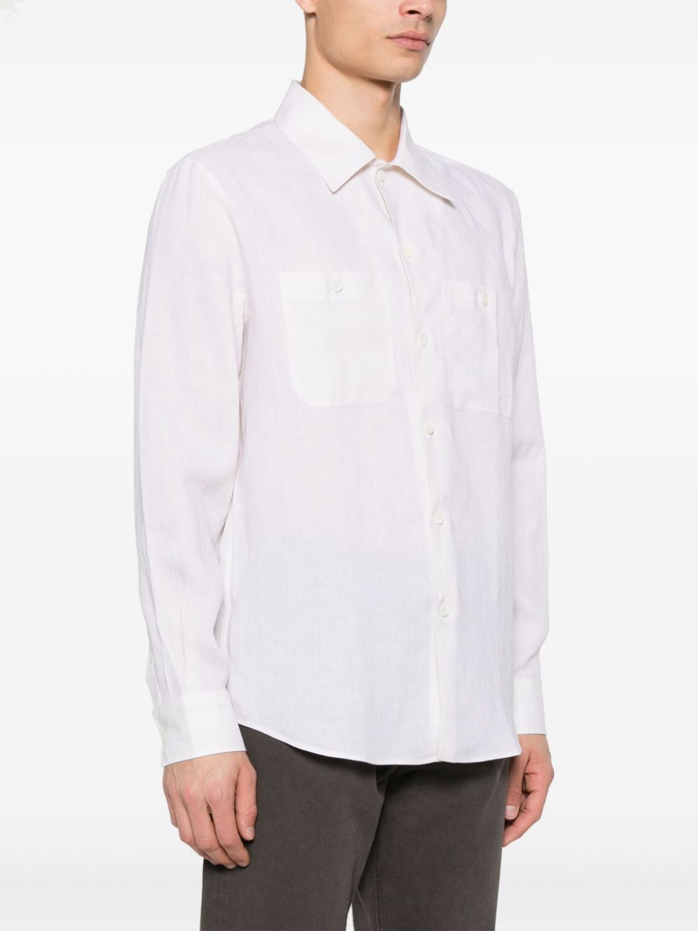 Brunello Cucinelli Shirts Crema Cotton