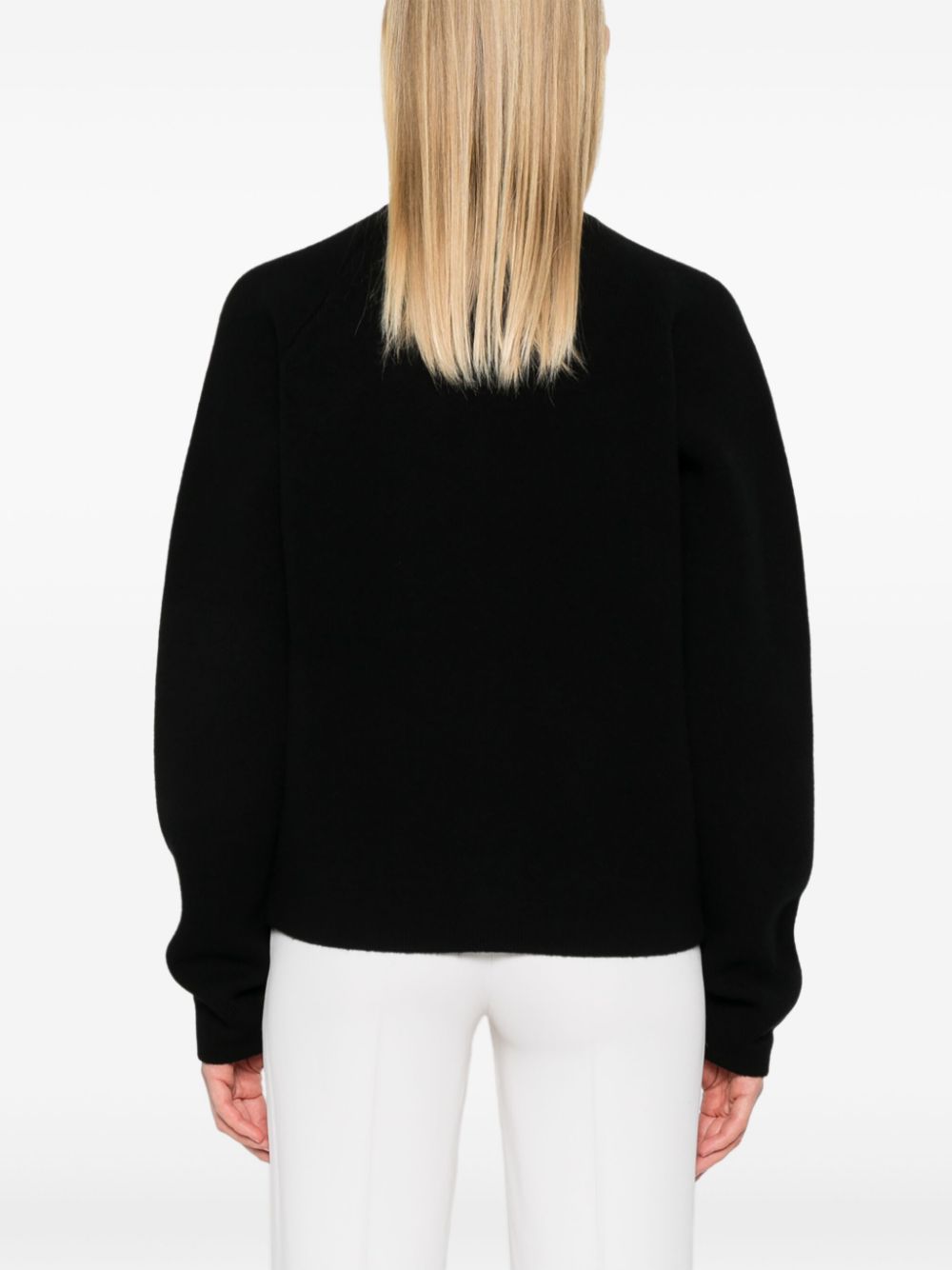 Toteme Pre Sweaters Black Wool Cashmere Polyamide