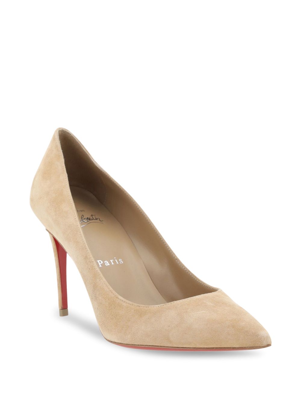 Christian Louboutin With Heel Powder Suede