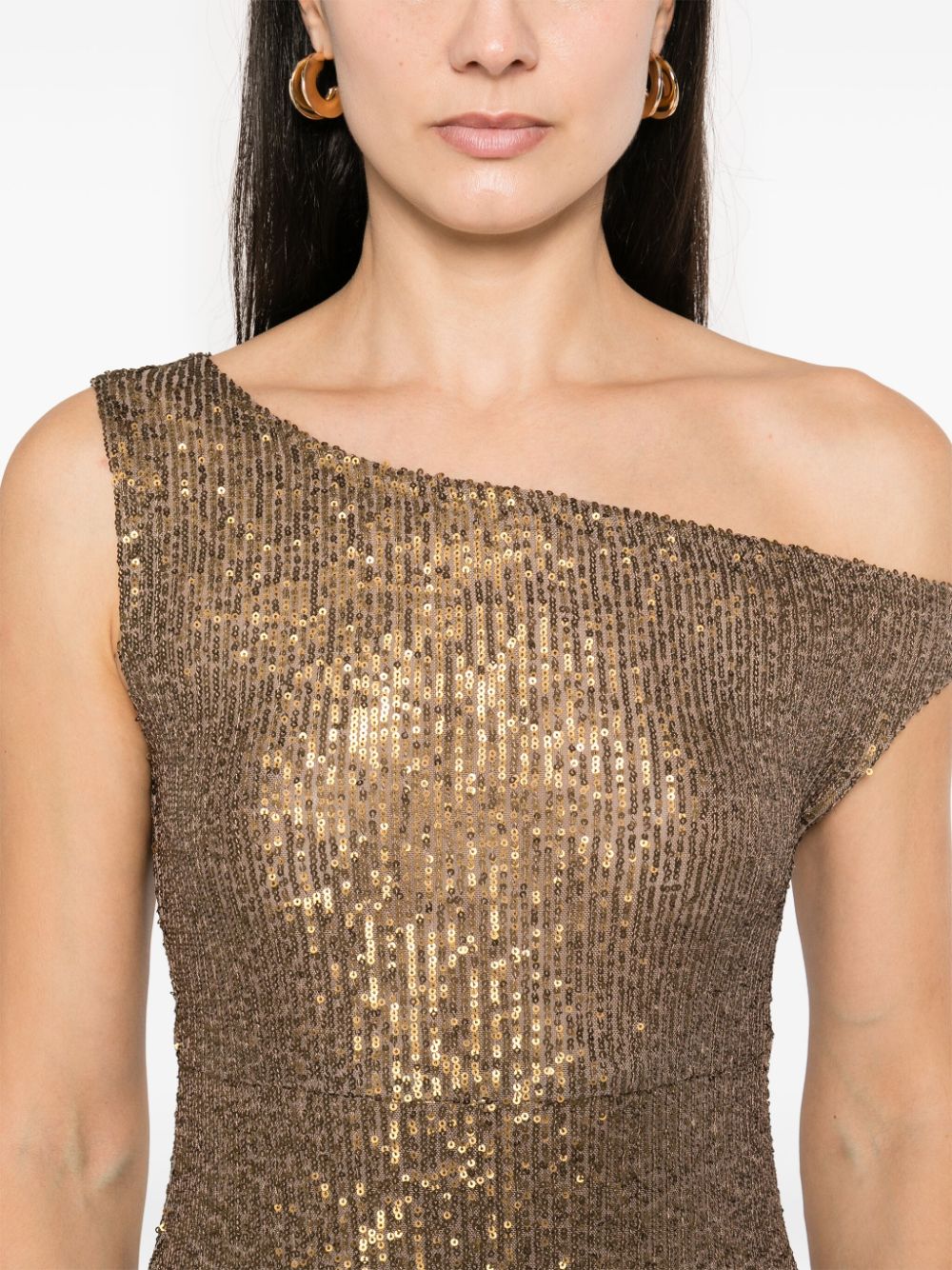 Norma Kamali Dresses Brown Polyester Elstane