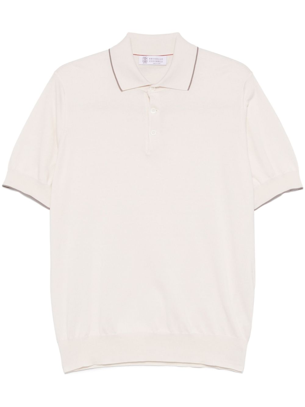 Brunello Cucinelli T-Shirts And Polos Bianco Cotton