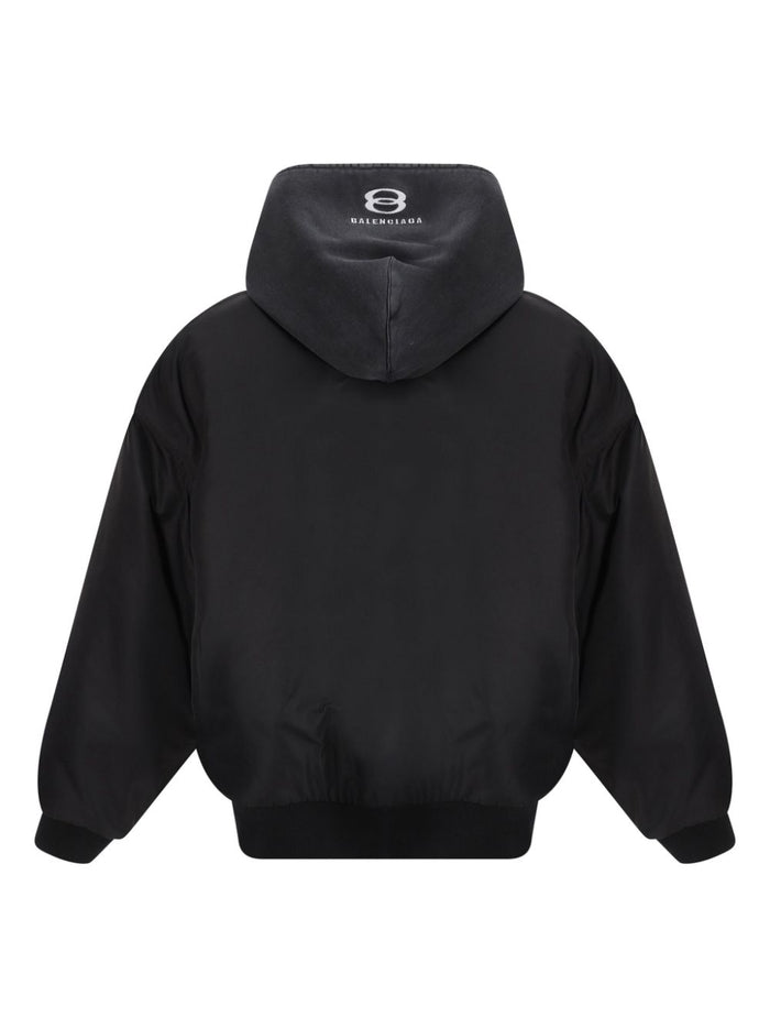 Balenciaga Coats Black Cotton
