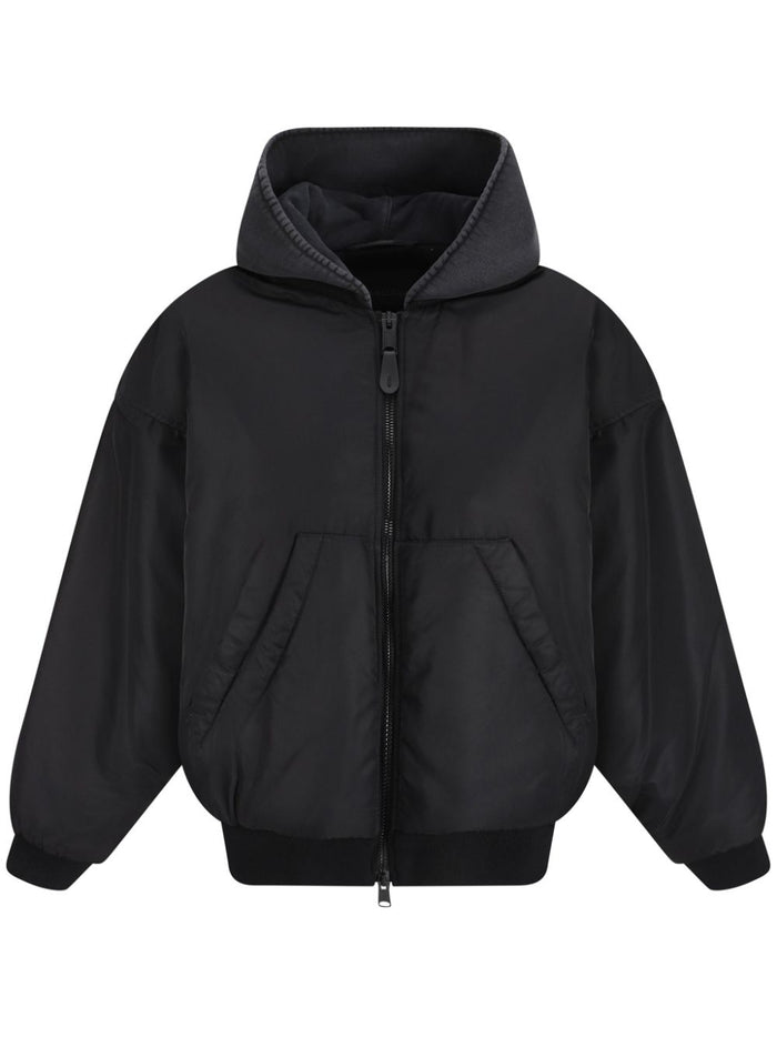 Balenciaga Coats Black Cotton