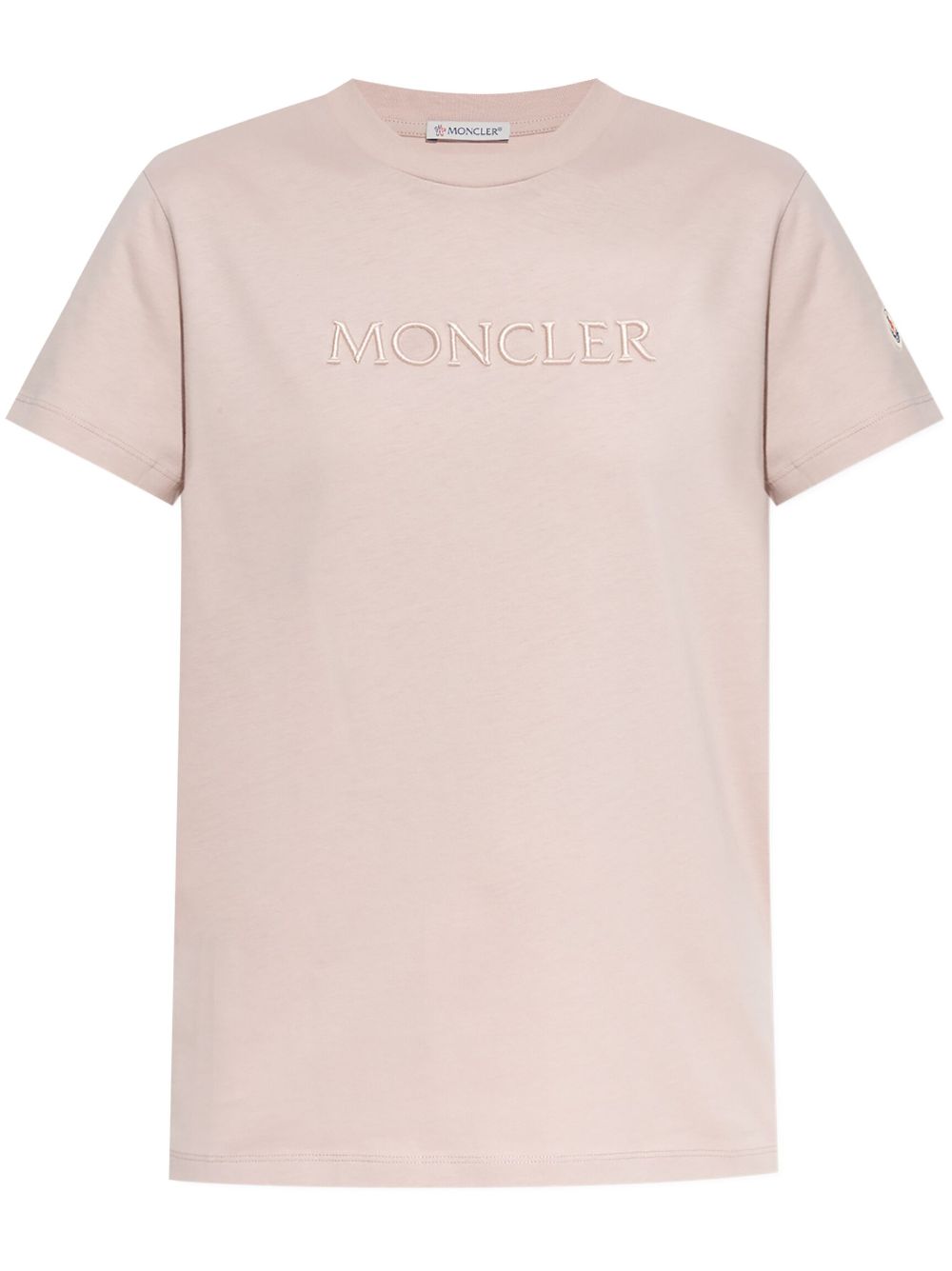 Moncler T-Shirts And Polos Pink Cotton
