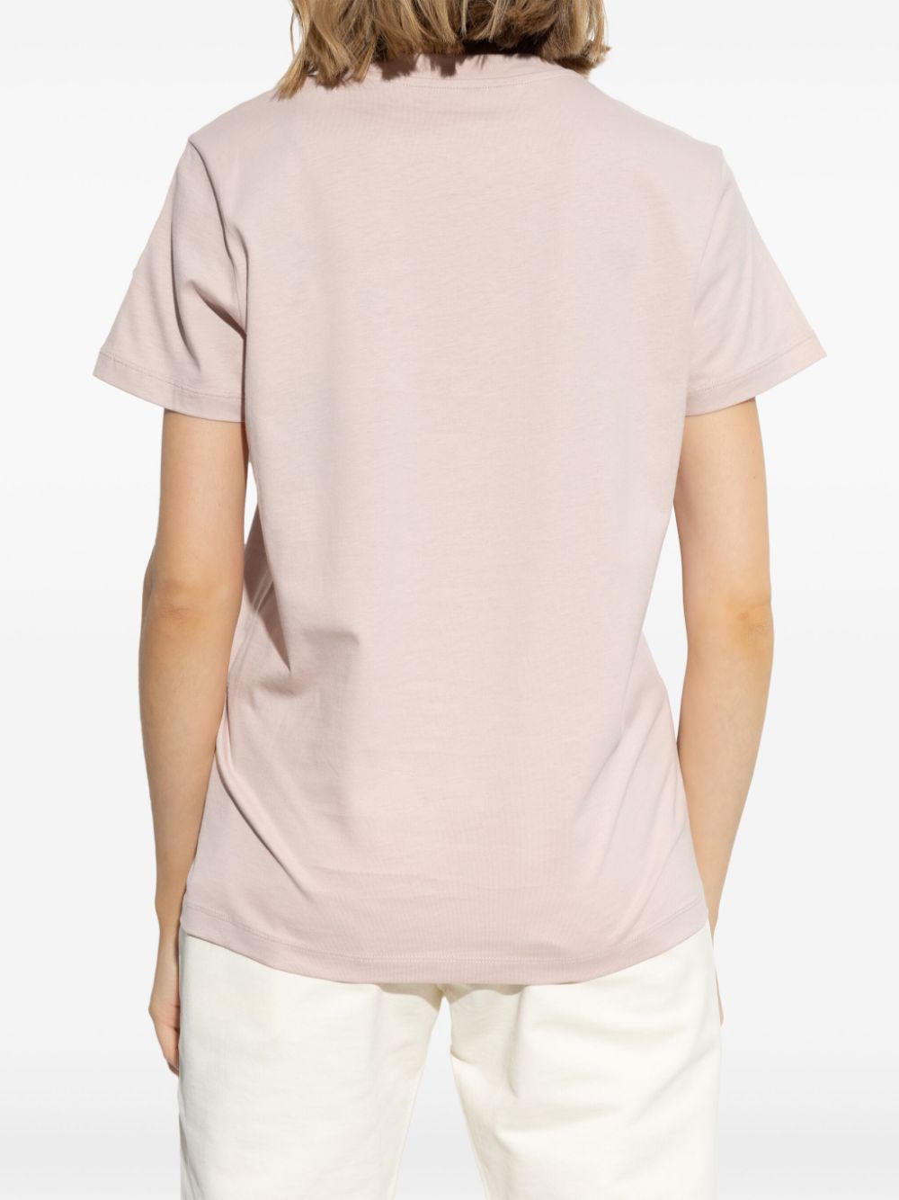 Moncler T-Shirts And Polos Pink Cotton