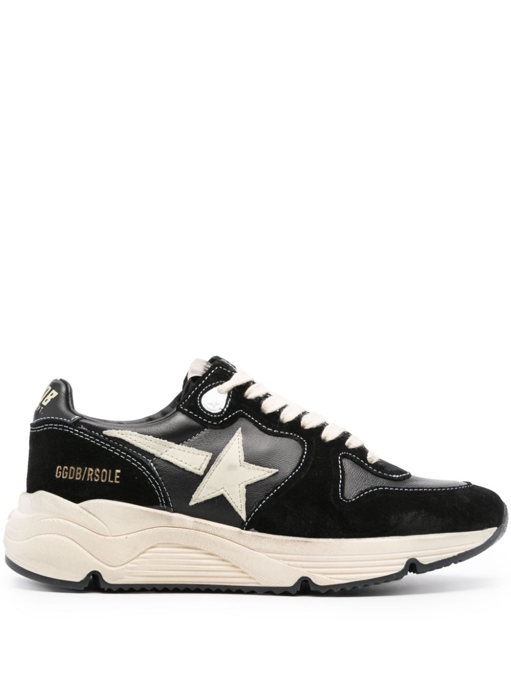 Golden Goose Sneakers Black Calf Leather