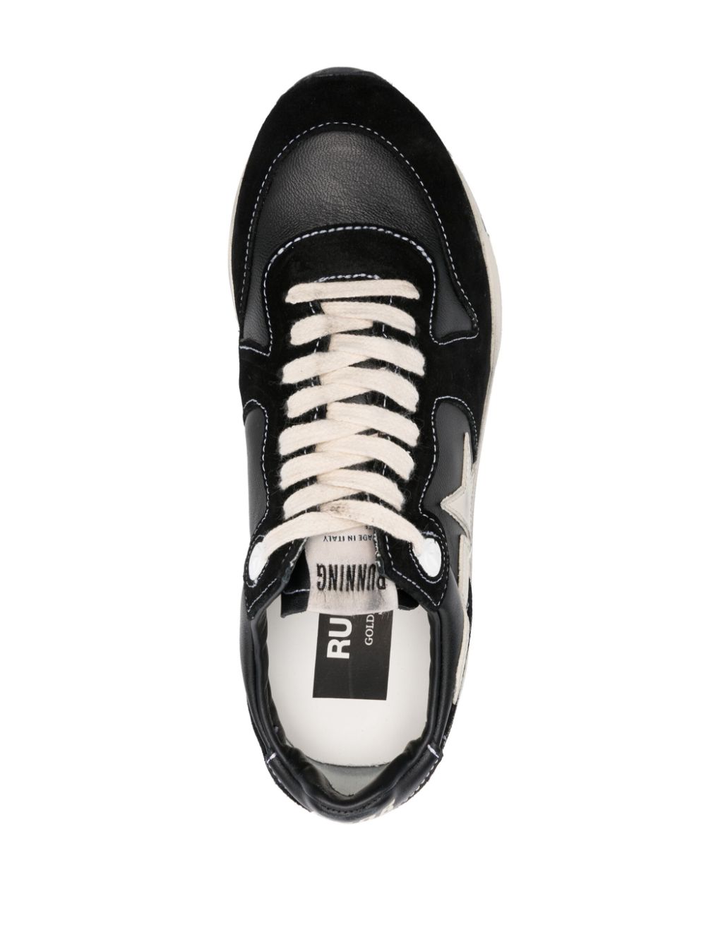 Golden Goose Sneakers Black Calf Leather