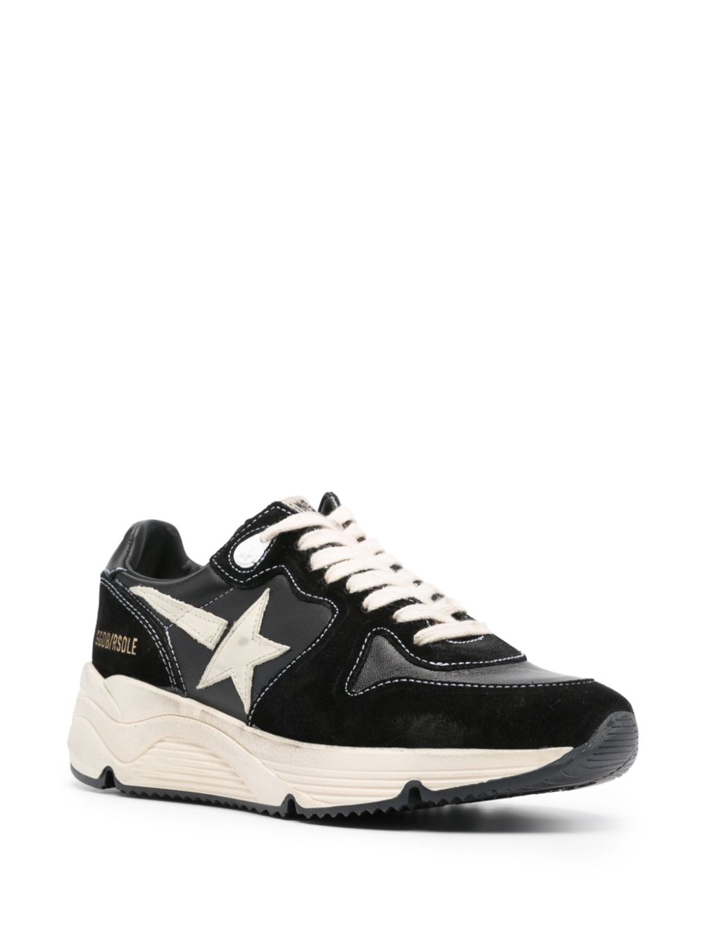 Golden Goose Sneakers Black Calf Leather